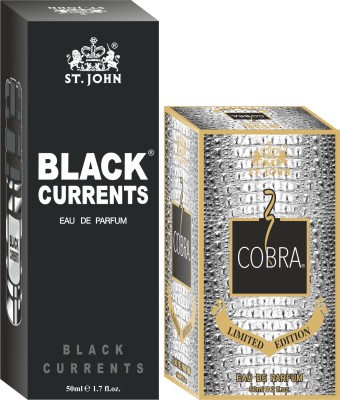 ST-JOHN Cobra Limited Edition 60ml & Black Current 50ml Body Perfume Combo Gift Pack Eau de Parfum  -  110 ml(For Men & Women)