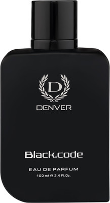 DENVER Black Code|Premium & Long Lasting| Fougere Aromatic, Woody Eau de Parfum - 100 ml(For Men)