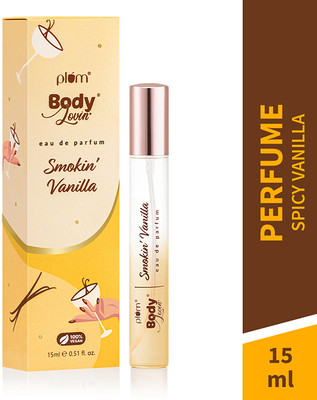Plum BodyLovin' Smokin' Vanilla | Long Lasting Vanilla Fragrance | Luxury Perfume | Eau de Parfum  -  15 ml(For Men & Women)