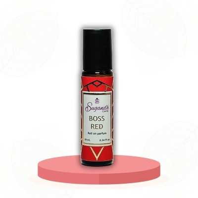 Sugandh Cafe Boss Red Floral Long Lasting Fragrance Roll On Perfume  -  10 ml(For Men & Women)
