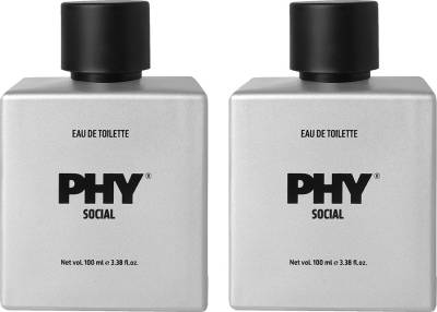 Phy Social EDT | Chilled out vibe |Fresh, citrus, long lasting perfume Eau de Toilette  -  200 ml