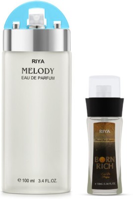 RIYA MELODY For Women Eau De Parfume 100 ML With 10 ML Born Rich Eau de Parfume Eau de Parfum  -  110 ml(For Men & Women)