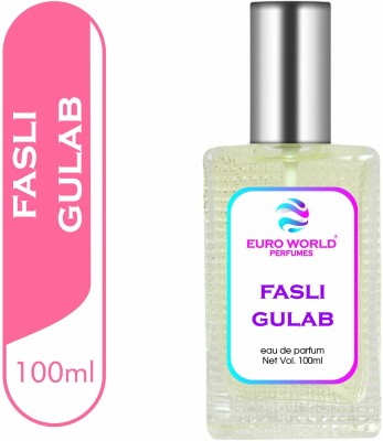 Euro World Fasli Gulab Alcohol Free Eau de Parfum  -  100 ml(For Men & Women)