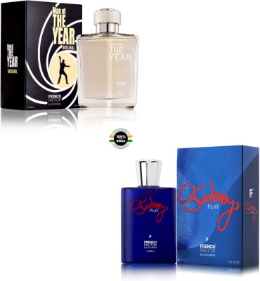 The French Factor Best Combo Pack of 2 Perfume MOY Original & Starboy Play, Best Night Eau de Parfum  -  200 ml(For Men)