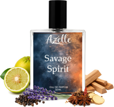 Azelle Savage Spirit | Limited Edition | Bergamot, Pepper, Ambroxan & Woody Notes | Eau de Parfum  -  50 ml(For Men & Women)