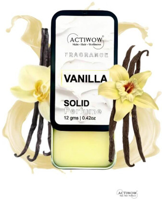 ACTIWOW Vanilla Solid Perfume Warm Oriental Musk Perfume Eau de Cologne  -  12 ml(For Men & Women)