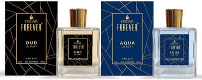 OSCAR Forever Luxury Combo of Aqua & Oud Long Lasting Fragrance (100ml Each) Eau de Parfum  -  200 ml