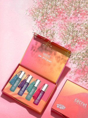 Secret Temptation No Alcohol Perfume Roll on with Instant Burst - Love, Cuddle, Blossom, Stardust Eau de Parfum  -  40 ml(For Women)