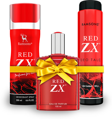 RAMSONS Red Zx Parfum-Deo-Talc Gifting Combo (For Men)(3 Items in the set)