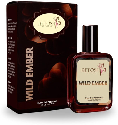 Retosh Wild Ember Eau de Parfum – A Bold, Smoky-Floral Fragrance Eau de Parfum  -  50 ml(For Women)
