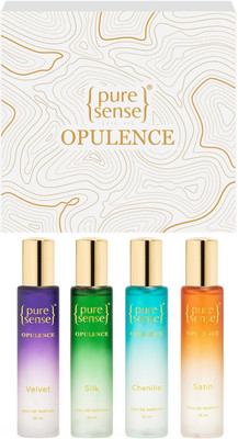 PureSense Opulence Perfume Gift Set (Silk + Velvet + Satin + Chenille) 4x25ml Eau de Parfum  -  100 ml(For Men & Women)