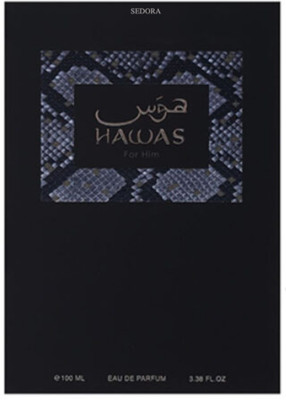 SEDORA Hawas for HIM Black with snake design Eau de Parfum  -  100 ml(For Men)