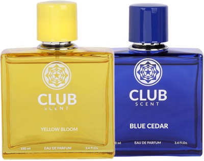 Lyla Blanc Premium Club Yello Bloom & Blue Cedar 100ml EDP Eau de Parfum  -  200 ml(For Men & Women)
