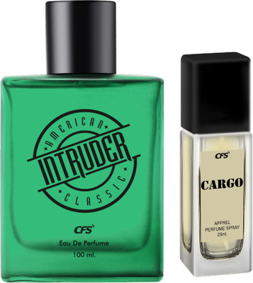 CFS Intruder Green 100ml & Cargo Khakhi 25ml Long Lasting Perfume Eau de Parfum  -  125 ml(For Men & Women)