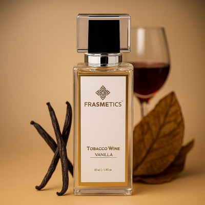 Frasmetics Tobacco Wine Vanilla Perfume for Men – Luxury Fragrance, Masculine Long Lasting Eau de Cologne  -  50 ml(For Men)