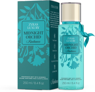 ZYRASLUXURY ZYRAS LUXURY Midnight Orchid Radiance – Fragrance Mist with Shimmer Perfume - 250 ml(For Women)