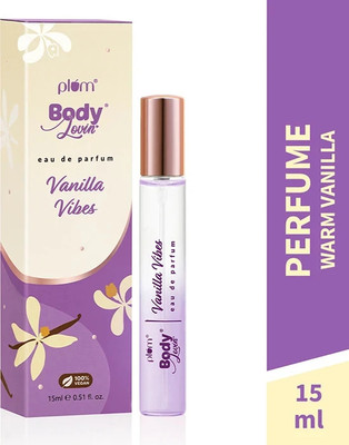 Plum BodyLovin' Vanilla Vibes | Long Lasting Vanilla Fragrance | Luxury Perfume | Eau de Parfum  -  15 ml(For Men & Women)