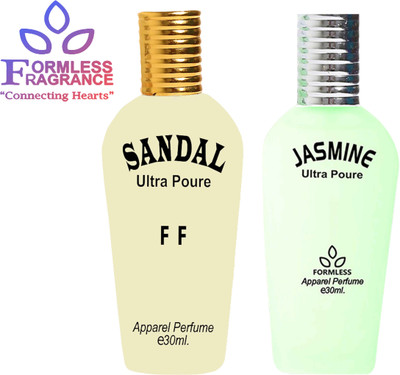 FORMLESS Jasmine &Sandal 1pc Each Perfume  -  80 ml(For Men & Women)