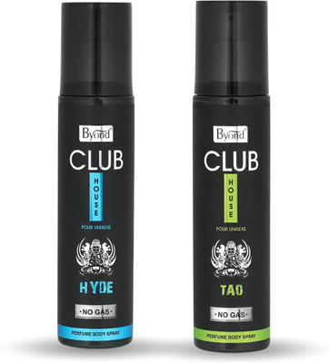 Byond Club House Hyde & Tao (Combo) 120ml+120ml Long Lasting Fragrance for Eau de Parfum  -  240 ml(For Men & Women)