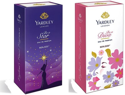 Yardley London 1 BE A STAR , 1 BE A DIVA PERFUME 30ML EACH , PACK OF 2 Eau de Parfum  -  60 ml(For Men & Women)