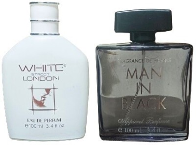 St. Louis WHITE LONDON AND MAN IN BLACK PERFUME COMBO Eau de Parfum  -  200 ml(For Men)