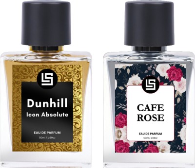 Luxify Scent Dunhill and Cafe Rose Perfume | Long-Lasting | Luxury Gift Pack | Eau de Parfum  -  100 ml(For Men & Women)