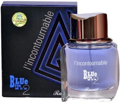 RASASI I'INCONTOURNABLE BLUE FOR MEN 2 PERFUMES 75ML Eau de Toilette  -  75 ml(For Men)