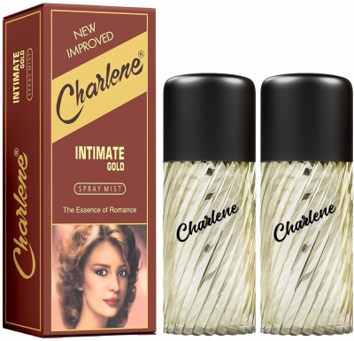 Charlene SPRAY MIST PERFUME 30ML - INTIMATE GOLD (PACK OF 2) Eau de Parfum  -  60 ml(For Men & Women)