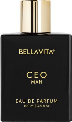 BELLAVITA CEO MAN Eau De Parfum,Long Lasting Notes of Tonka,Agarwood & Ambergris Perfume  -  100 ml(For Men)