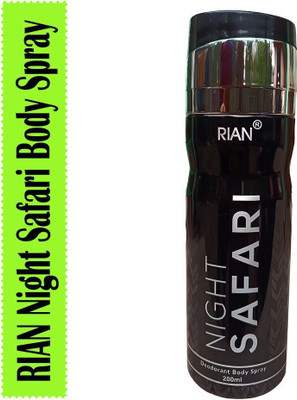 RIAN Night Safari Body Spray (Pack of 1) Perfume  -  200 ml(For Men & Women)