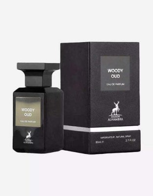 Maison Alhambra Woody Oud Eau de Parfum  -  80 ml(For Men & Women)