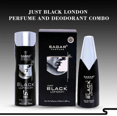 SAGAR BLACK LONDON PERFUME & DEODORANT COMBO Eau de Parfum  -  300 ml(For Men & Women)