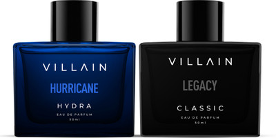 VILLAIN Bold Duo Combo Perfume Pack of 2 Eau de Parfum  -  50 ml(For Men)