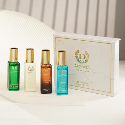 DENVER Luxury Collection Unisex Gift Pack (20ml x 4) Perfume  -  80 ml(For Men & Women)