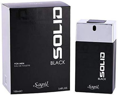 Sapil SOLID BLACK FOR MEN Eau de Toilette  -  100 ml(For Men)