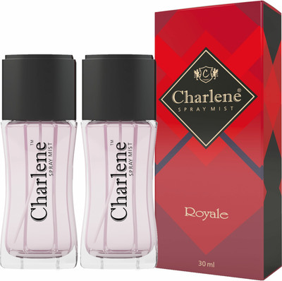 Charlene Spray Mist Royale 2pcs (30ml each) Perfume  -  60 ml(For Men & Women)