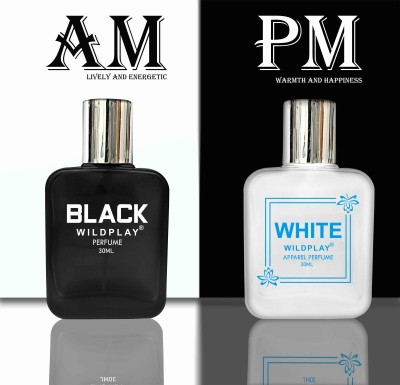 Wildplay Black & White Combo 2 Unisex Perfume  -  60 ml(For Men & Women)