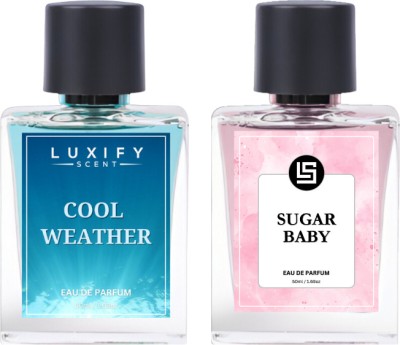 Luxify Scent Cool Weather & Sugar Baby Perfume | Long-Lasting | Luxury Gift Pack | Eau de Parfum  -  100 ml(For Men & Women)