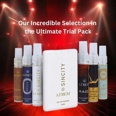 Afeem PACK OF 6 WITH SINCTY POCKET Eau de Parfum  -  80 ml(For Men & Women)