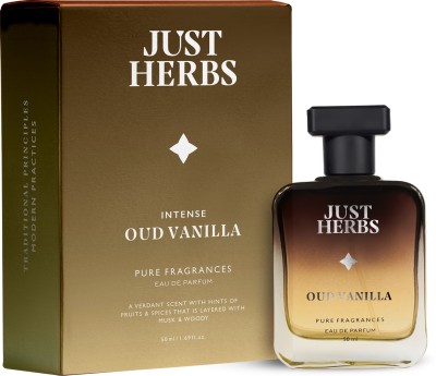 Just Herbs Intense Oud Vanilla Perfume Long Lasting Eau de Parfum  -  50 ml(For Men & Women)