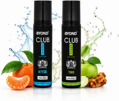 Byond Club House Hyde & Tao (Combo) 140ml+140ml Long Lasting Fragrance Eau de Parfum  -  280 ml(For Men & Women)