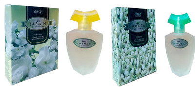 OMSR Jasmine and Mogra Perfume 100ML Each (Pack of 2) Perfume  -  200 ml(For Men & Women)