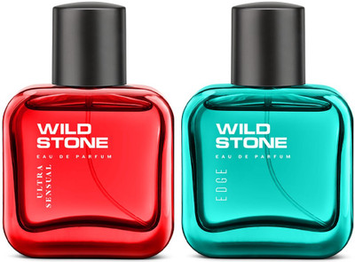Wild Stone Ultra Sensual & Edge Eau de Parfum - 50 ml (For Men) Pack of 2 Eau de Parfum - 100 ml(For Men)