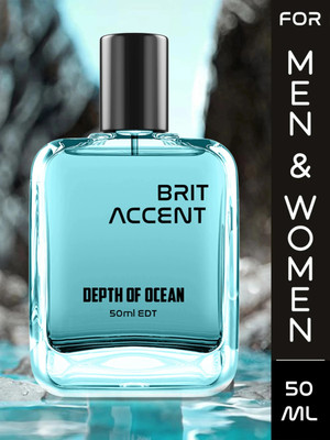 BRIT ACCENT High Street|Depth of Ocean| Long-Lasting|Premium |Specially Currated for Unisex| Eau de Parfum  -  50 ml(For Men & Women)
