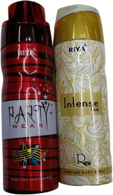 RIYA INTENSE GOLD AND PARTY WEAR DEODORANT COMBO 200ML 200ML