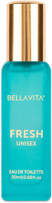Bellavita Fresh Unisex Perfume|Bergamot, Orris Lavender notes|Long lasting fragrance| Eau de Parfum - 20 ml(For Men & Women)