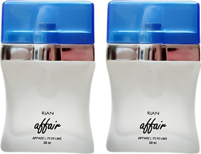 RIAN AFFAIR Apparel Perfume 30 ml Pack of 2 Eau de Parfum  -  60 ml(For Men & Women)