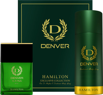 DENVER Hamilton Gift Set 70 ml + 200 ml Perfume  -  270 ml(For Men)