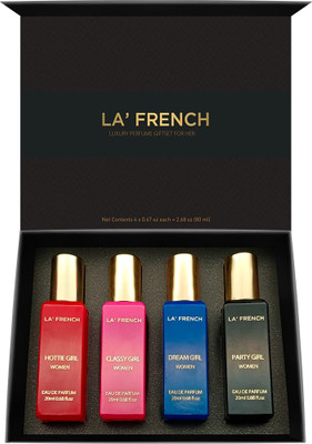 La French Luxury Giftset For Her 4 x 20ml Eau de Parfum - 80 ml(For Women)