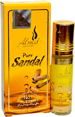 Almas Pure Sandal Free from Alcohol Roll On Perfume  -  6 ml(For Men & Women)
